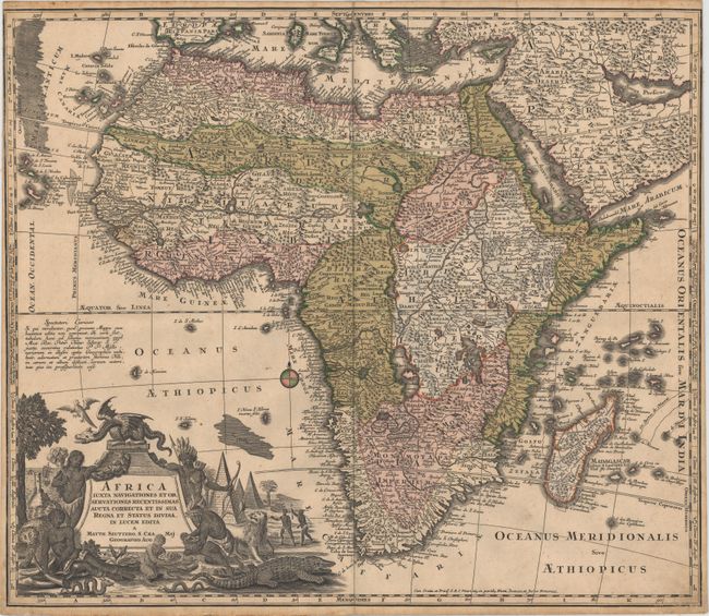 Africa Iuxta Navigationes et Observationes Recentissimas Aucta Correcta et in Sua Regna et Status Divisa, in Lucem Edita