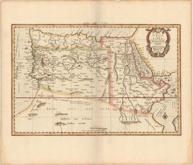 Tab. IV. Africae, in qua Libya Interior et Exterior. Aethiopia Sub Aegypto et Interior...