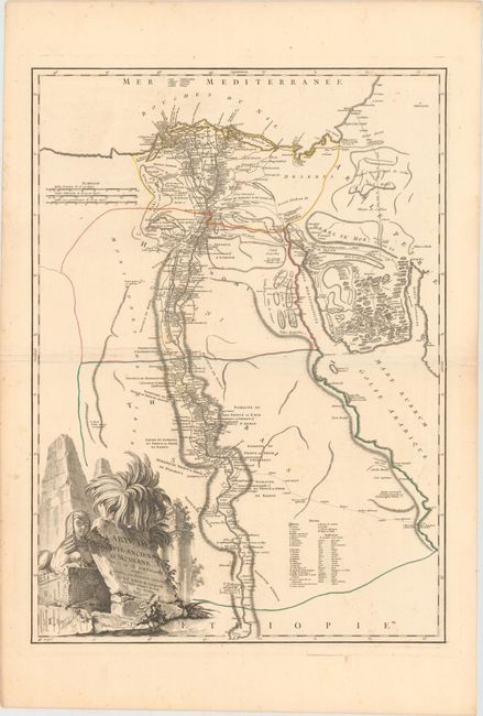 Carte de l'Egypte Ancienne et Moderne...