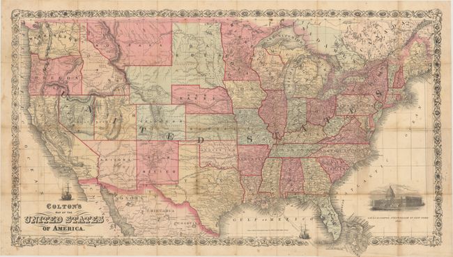 Colton's Map of the United States of America