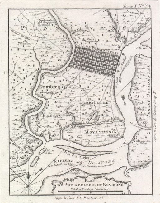 Plan de Philadelphie et Environs