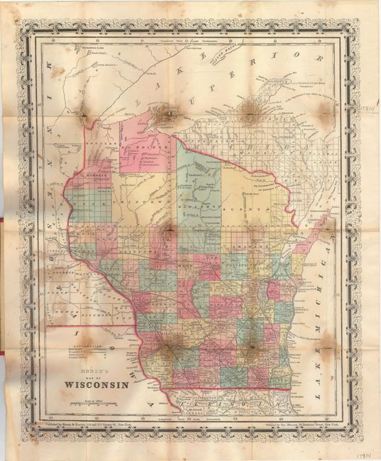Morse's Map of Wisconsin