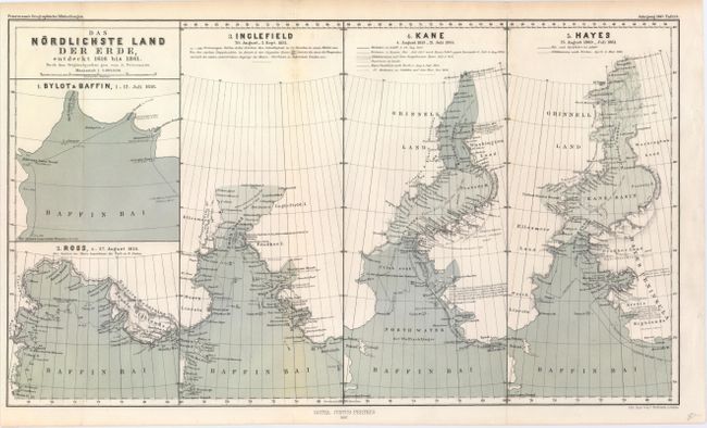 Das Nordlichste Land der Erde, Entdeckt 1616 bis 1861