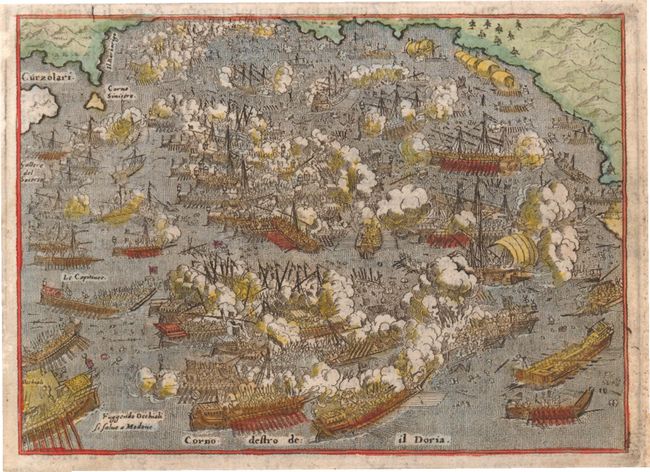 [Battle of Lepanto] Descrittione del Conflitto Navale Successo a' Curzolari nel Mare Ionio a VII. D'Ottobre MDLXXI