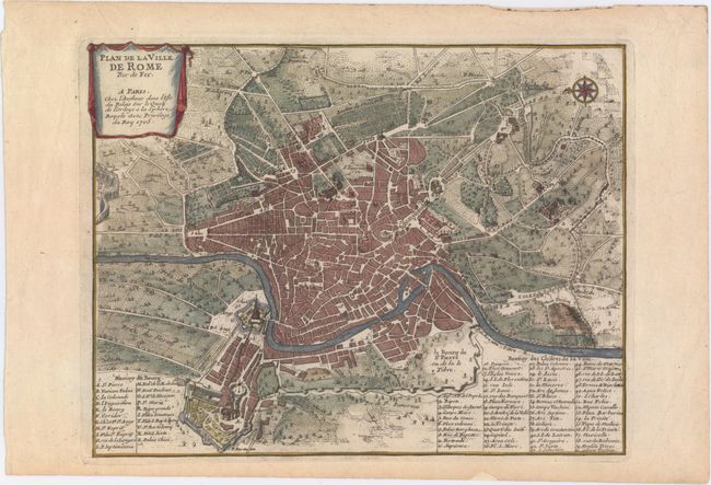 Plan de la Ville de Rome