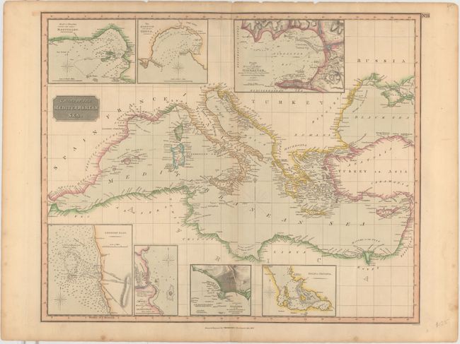 Chart of the Mediterranean Sea