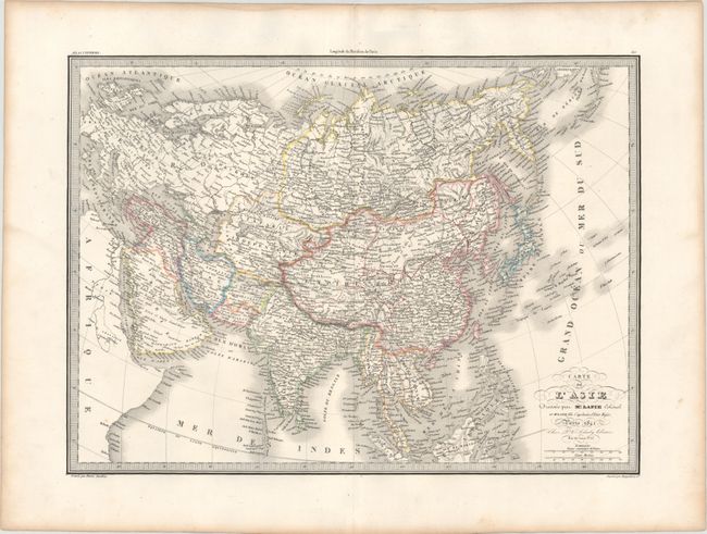 Carte de l'Asie