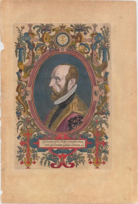 Spectandum Dedit Ortelius Mortalib. Orbem, Orbi Spectandum Galleus Ortelium