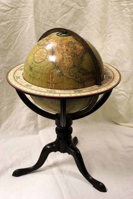 [12 Inch Globe] Carys New Terrestrial Globe Delineated from the Best Authorities