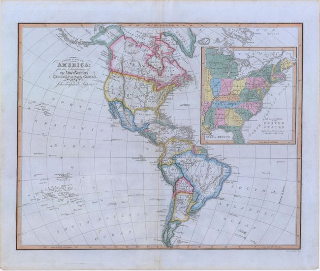 North & South America; For the Elucidation of the Abbe Gaultier's Geographical Games