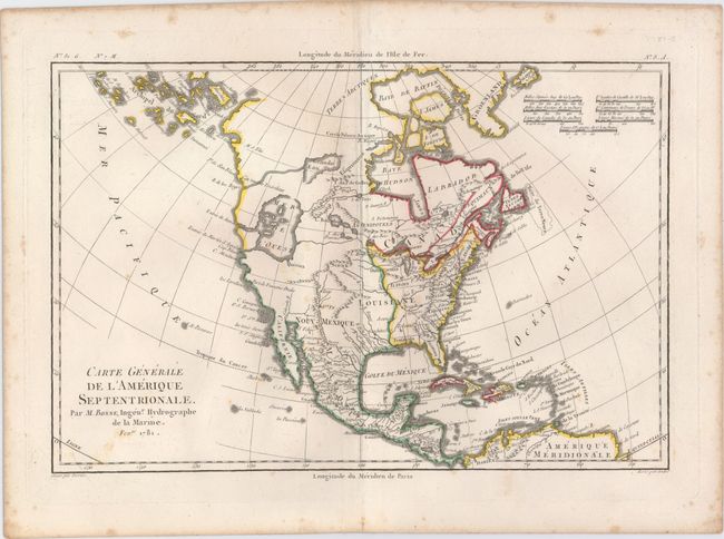 Carte Generale de l'Amerique Septentrionale
