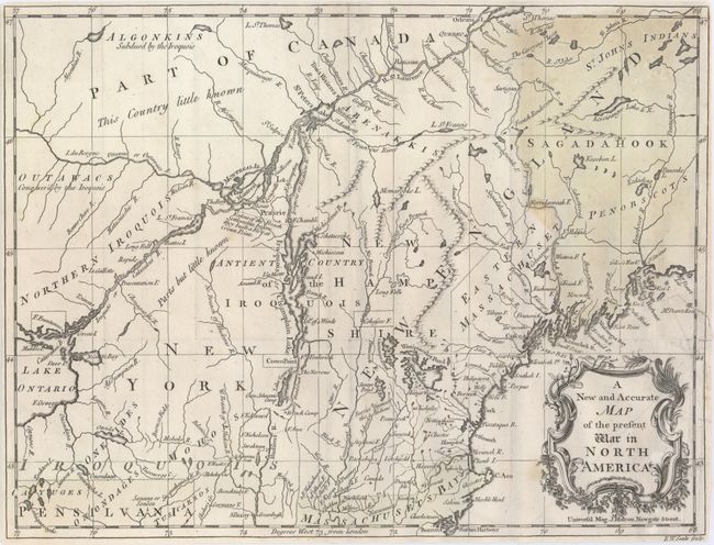 A New and Accurate Map of the Present War in North America