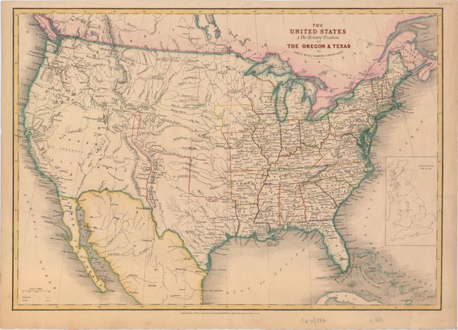The United States & The Relative Position of the Oregon & Texas