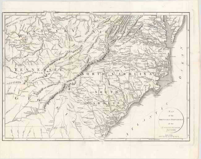 Map of the Southern Provinces of the United States