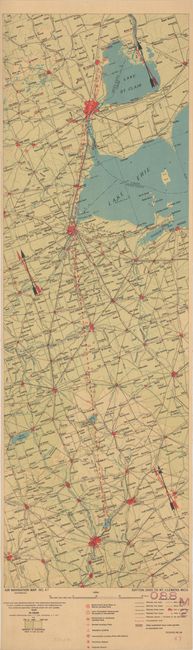 Air Navigation Map No. 47 (Experimental) Dayton, Ohio to Mt. Clemens, Mich.