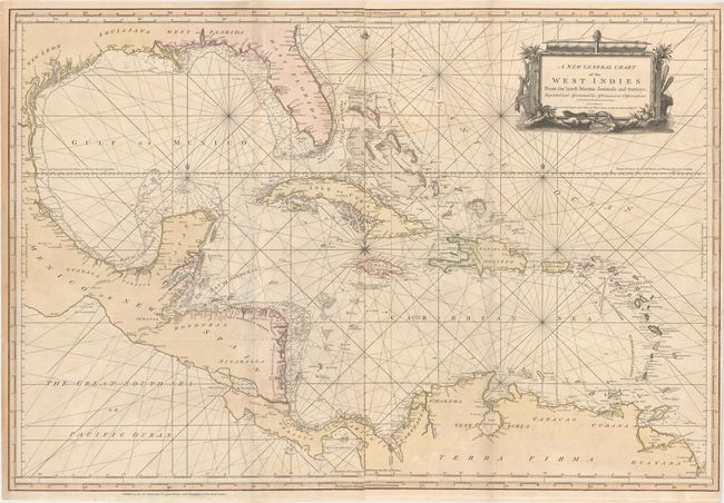 A New General Chart of the West Indies from the Latest Marine Journals and Surveys, Regulated and Ascertained by Astronomical Observations