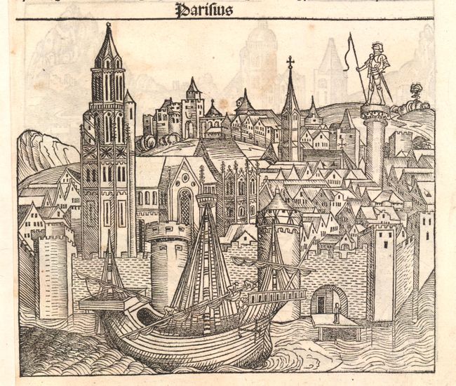 Folio XXXIX / Parisius [and on verso] Maguncia