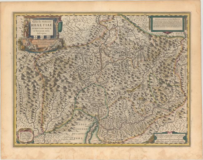 Alpina seu Foederatae Rhaetiae Subditarumque ei Terrarum Nova Descriptio