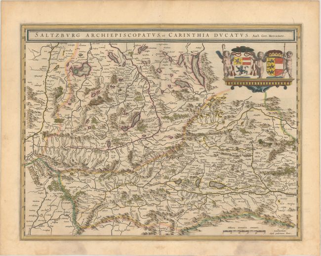 Saltzburg Archiepiscopatus, et Carinthia Ducatus. Auct. Ger. Mercatore