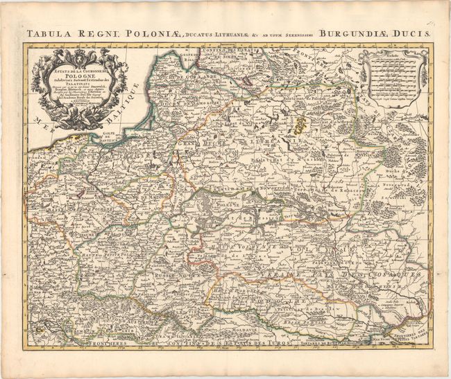 Estats de la Couronne de Pologne Subdivises Suivant l'Estendue des Palatinats...