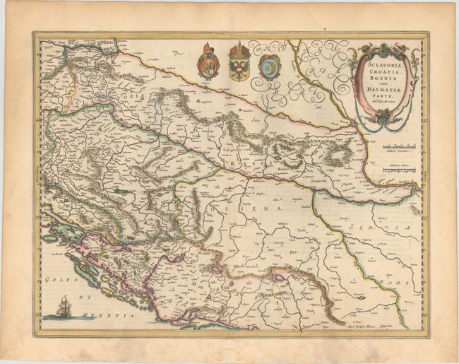Sclavonia, Croatia, Bosnia cum Dalmatiae Parte. Auct. Ger. Mercatore