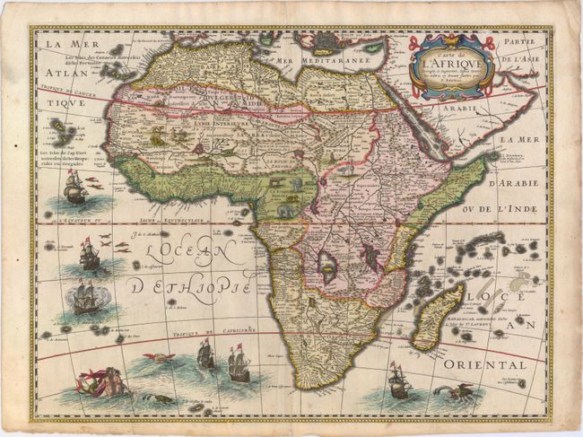 Carte de l'Afrique...