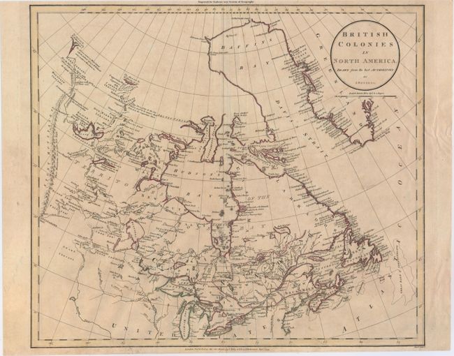 British Colonies in North America Drawn from the Best Authorities