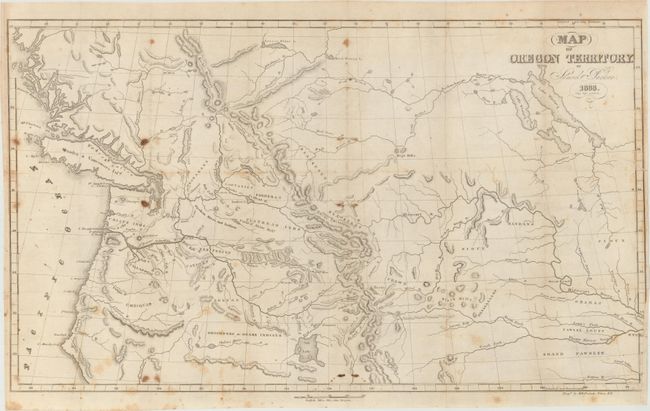 Map of Oregon Territory