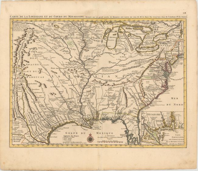 Carte de la Louisiane et du Cours du Mississipi Dressee sur un Grand Nombre de Memoires entr'autres sur ceux de Mr. le Maire