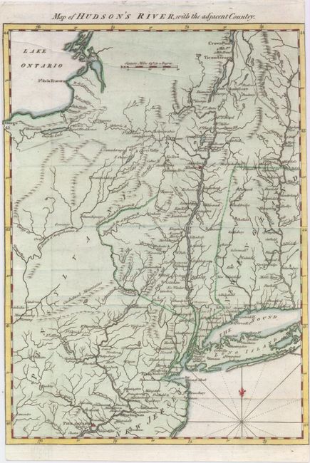Map of Hudson's River, with the Adjacent Country