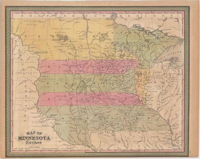 Map of Minnesota Territory