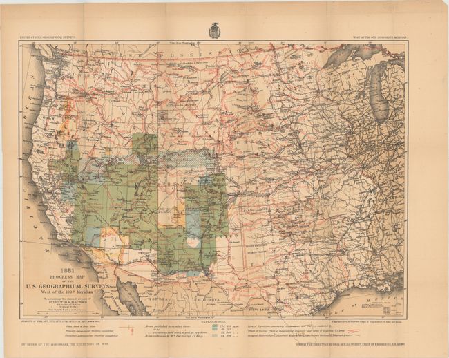 Old World Auctions - Auction 149 - Lot 190 - Progress Map of the U.S ...
