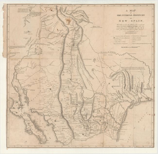 A Map of the Internal Provinces of New Spain