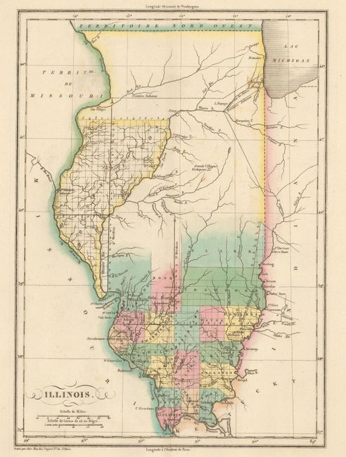 Carte Geographique, Statistique et Historique de l'Illinois