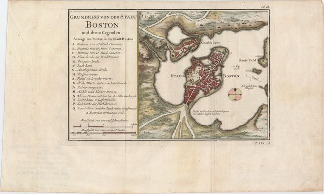 Grundriss von der Stadt Boston und Ihren Gegenden