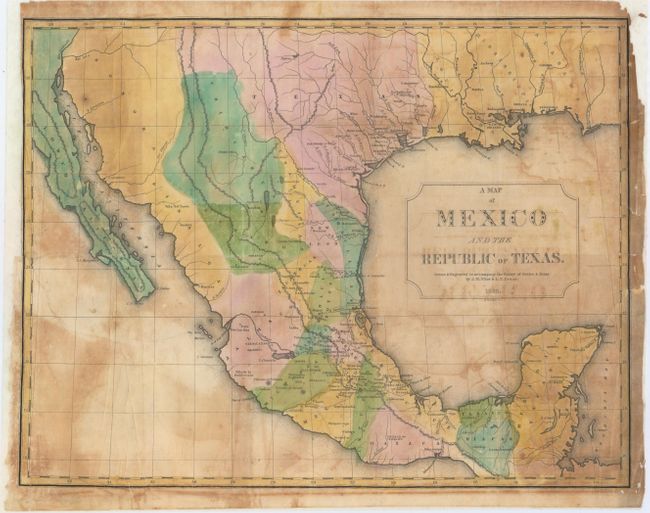 A Map of Mexico and the Republic of Texas