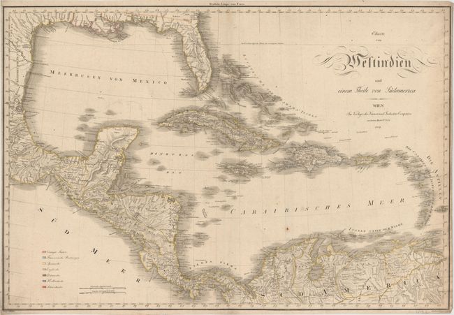 Charte von Westindien und einem Theile von Sudamerica