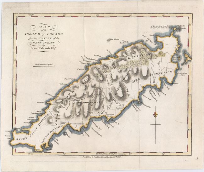 Map of the Island of Tobago for the History of the West Indies