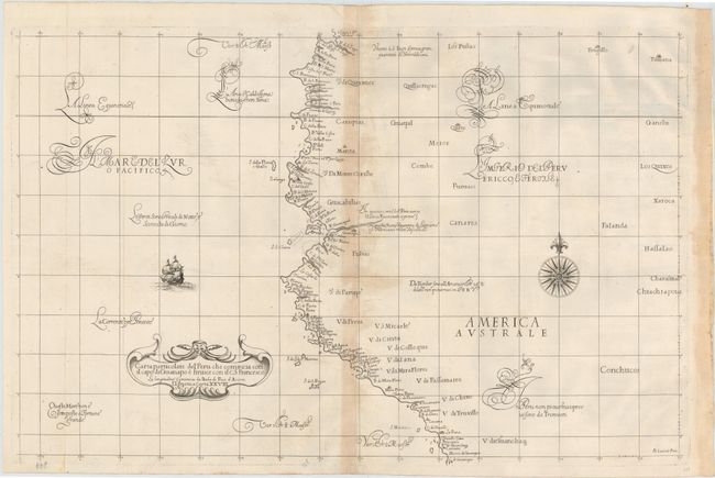 Carta Particolare del' Peru che Comincia con il Capo di Guanapo e Finisce con il' C. S. Francesco