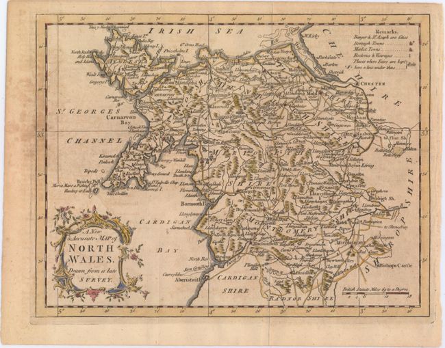 A New & Accurate Map of North Wales, Drawn from a Late Survey