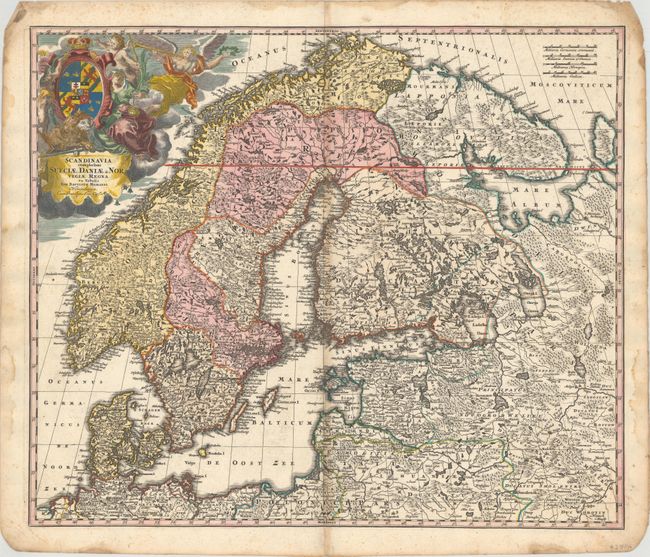 Scandinavia Complectens Sueciae Daniae & Norvegiae Regna ex Tabulis