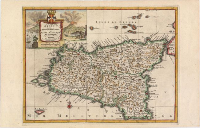 L'Ile de Sicile, Suivant les Nouvelles Observations de Messrs. de l'Academie Royale des Sciences, etc. Augmentees de Nouveau