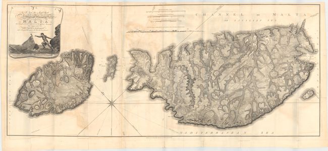 A New Sea & Land Chart of the Sovereign Principality of Malta; Laid Down from the Best Authorities and the Different Manuscript Maps Communicated to the Chevr. Louis de Boisgelin...