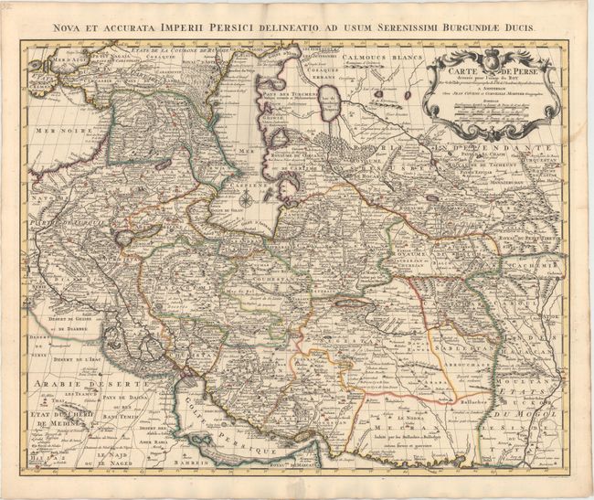 Carte de Perse Dressee pour l'Usage du Roy