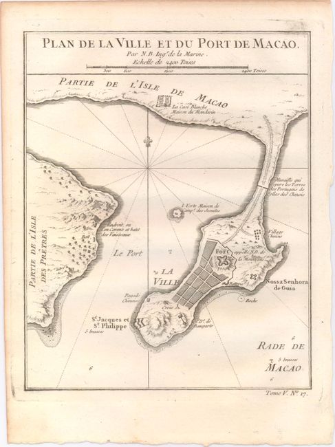 Plan de la Ville et du Port de Macao