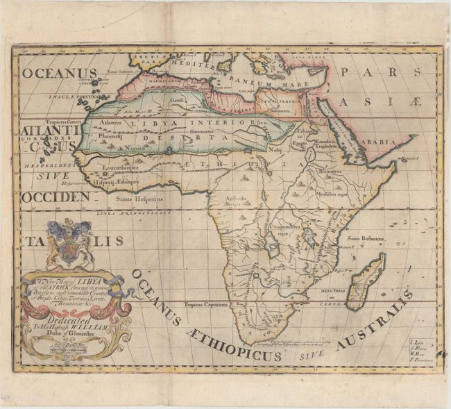 A New Map of Libya or Old Africk Shewing Its General Divisions, Most Remarkable Countries or People, Cities, Townes, Rivers, Mountains &c.