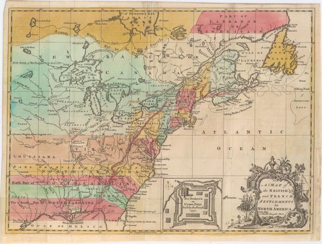 A Map of the British and French Settlements in North America