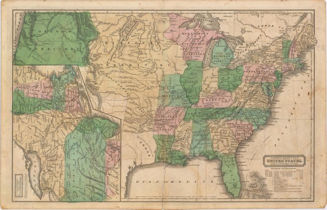 Geographical & Statistical Map of the United States.  Adapted to Woodbridge's Geography