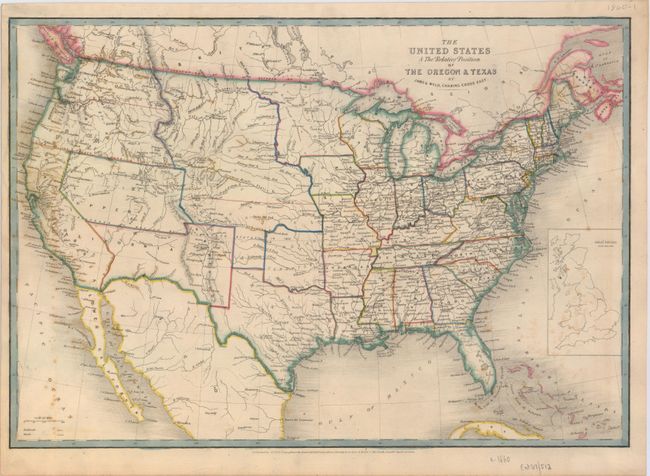 The United States & the Relative Position of the Oregon & Texas