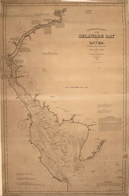 Eldridge's Chart No. 11. Delaware Bay and River. From the United States Coast and George Eldridge's Surveys